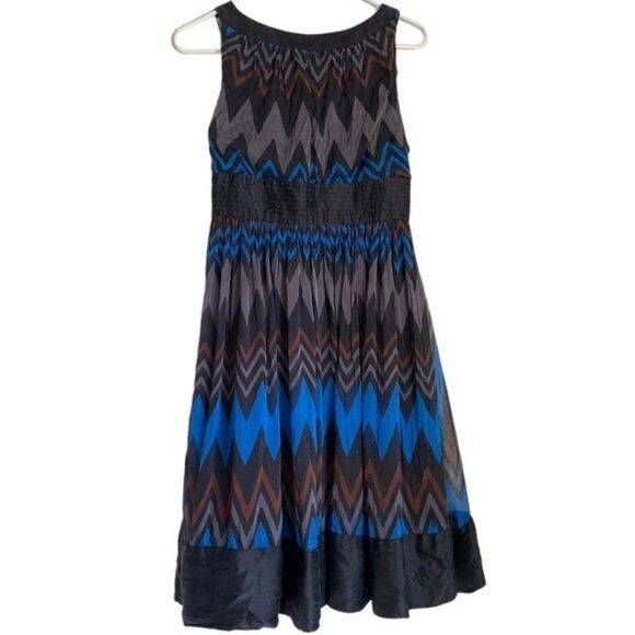 ZARA 100% Silk Cocktail Dress V Neck Sleeveless Women’s Cocktail Dress Mini Smal - Picture 4 of 14